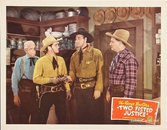 Two Fisted Justice lobby card